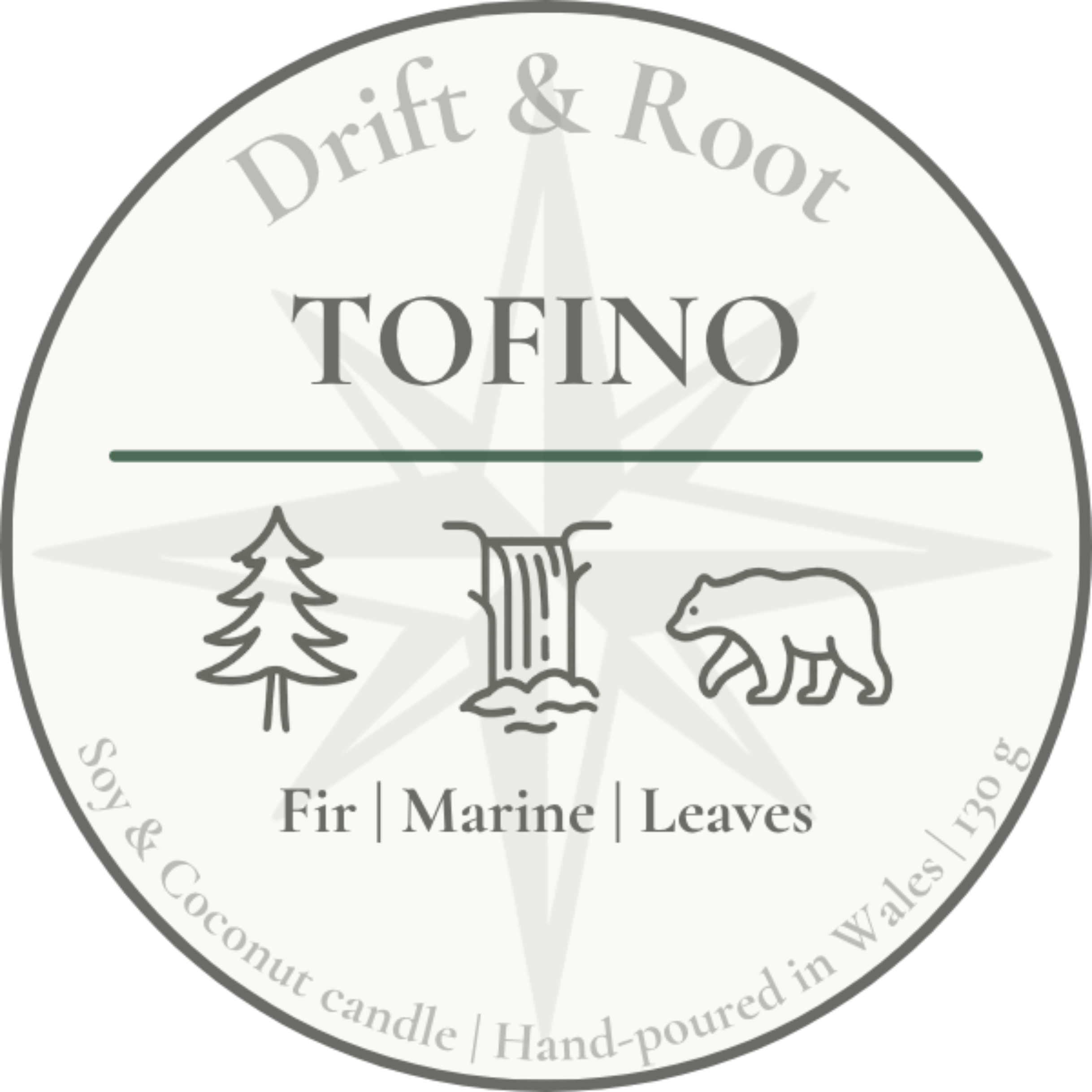 Tofino Mini - Scented Candle, 130 g